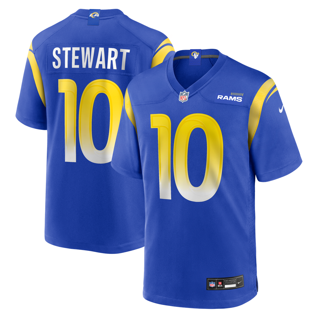 Josaiah Stewart Los Angeles Rams Nike Team Game Jersey - Royal Official NFL Team Apparel Football Fan Gear