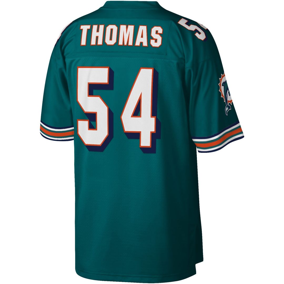 Zach Thomas Miami Dolphins Mitchell & Ness Legacy Replica Jersey - White Official NFL Team Apparel Football Fan Gear