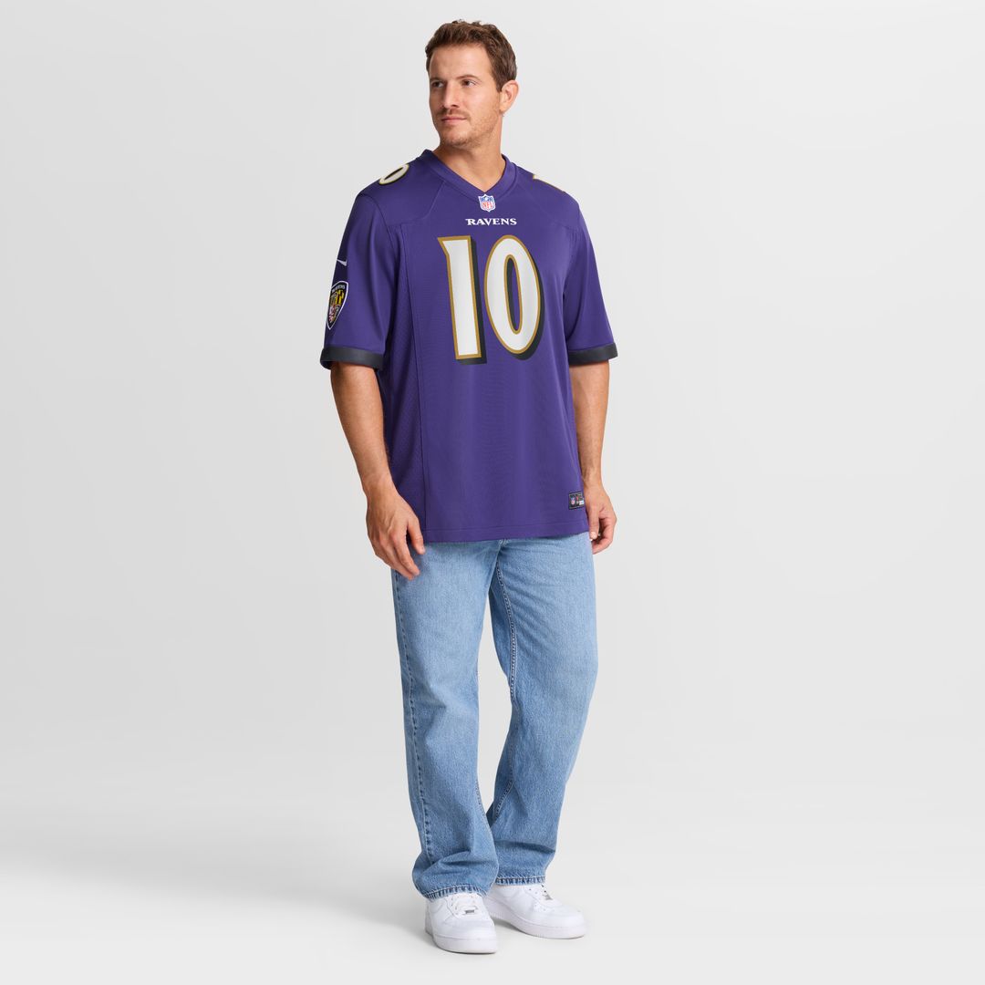 DeAndre Hopkins Baltimore Ravens Nike Team Game Jersey - Purple Official NFL Team Apparel Football Fan Gear