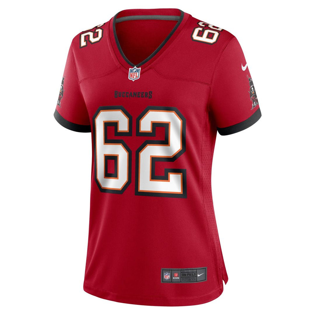 Graham Barton Tampa Bay Buccaneers Nike Women's Game Jersey - Red Official NFL Team Apparel Football Fan Gear