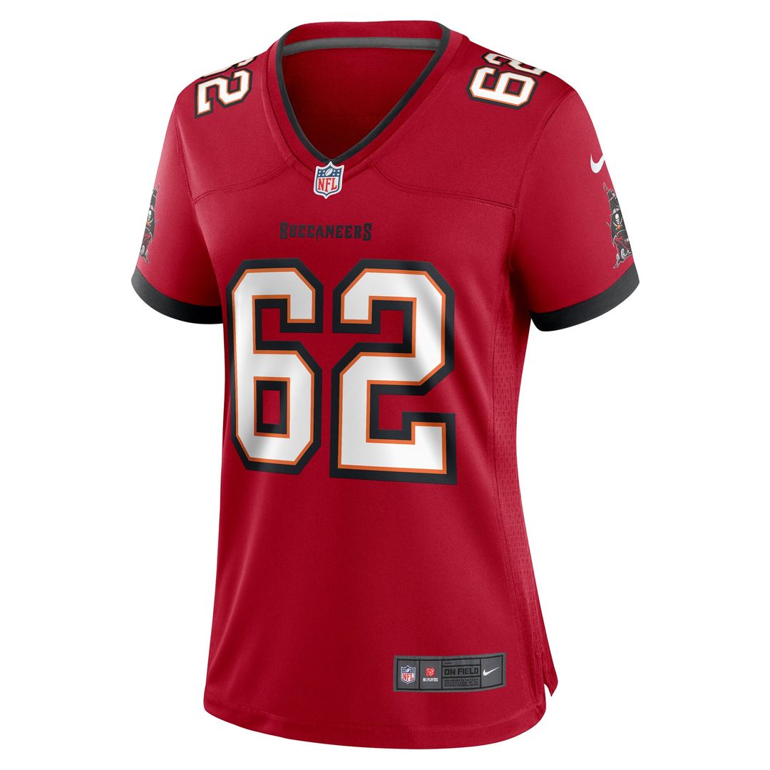 Graham Barton Tampa Bay Buccaneers Nike Women's Game Jersey - Red Official NFL Team Apparel Football Fan Gear