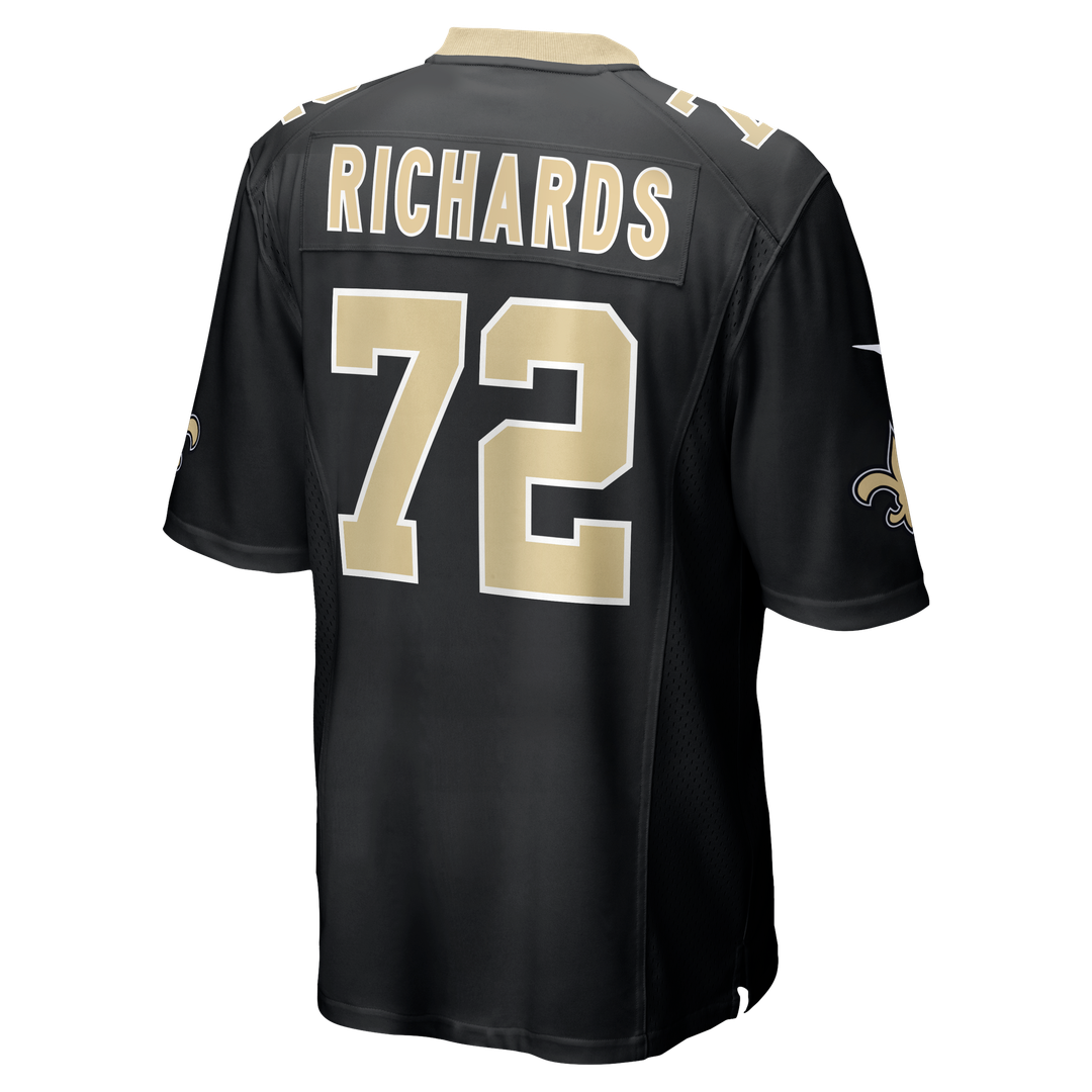 Asim Richards New Orleans Saints Nike Team Game Jersey - Black Official NFL Team Apparel Football Fan Gear