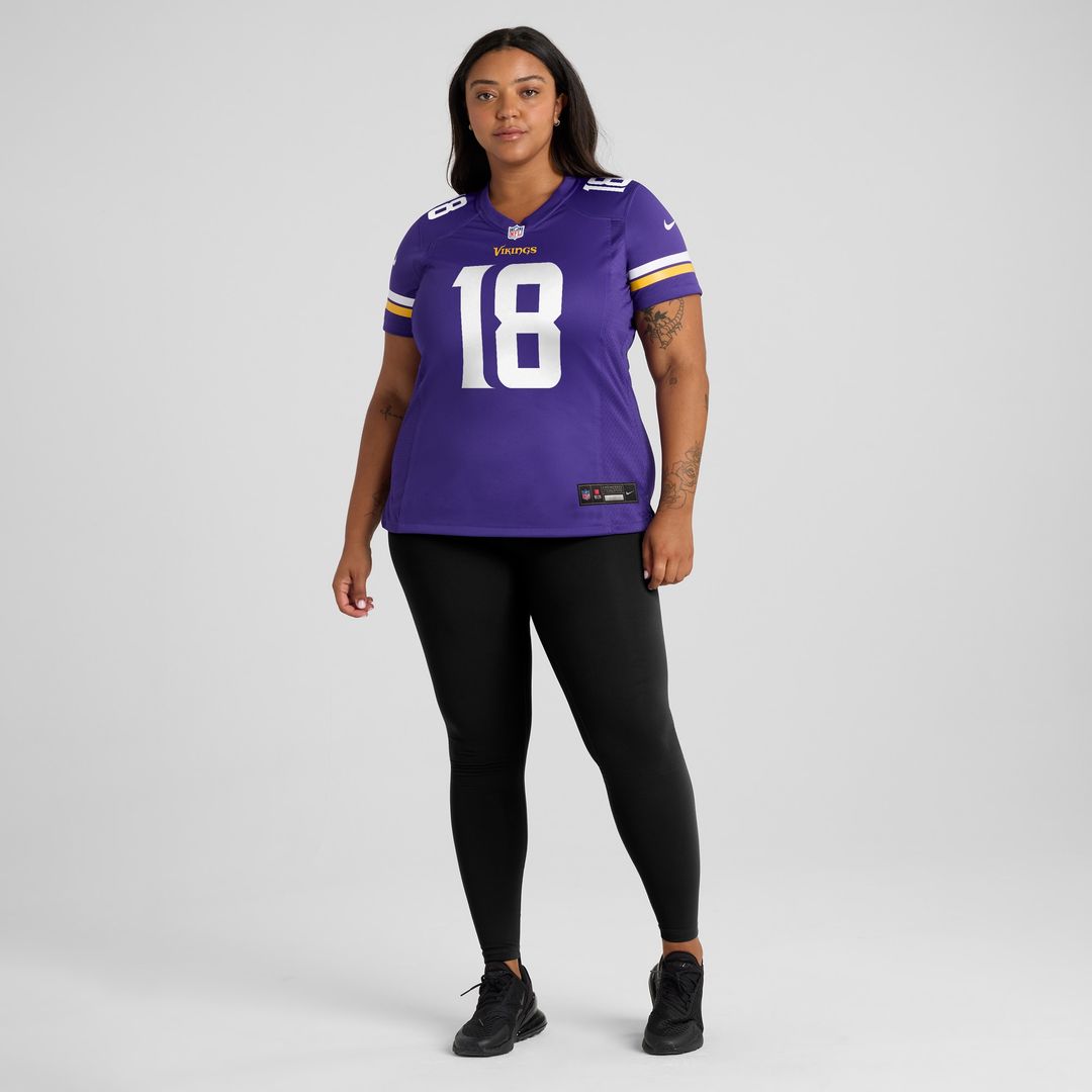 Justin Jefferson Minnesota Vikings Nike Women's Game Jersey - Purple Official NFL Team Apparel Football Fan Gear