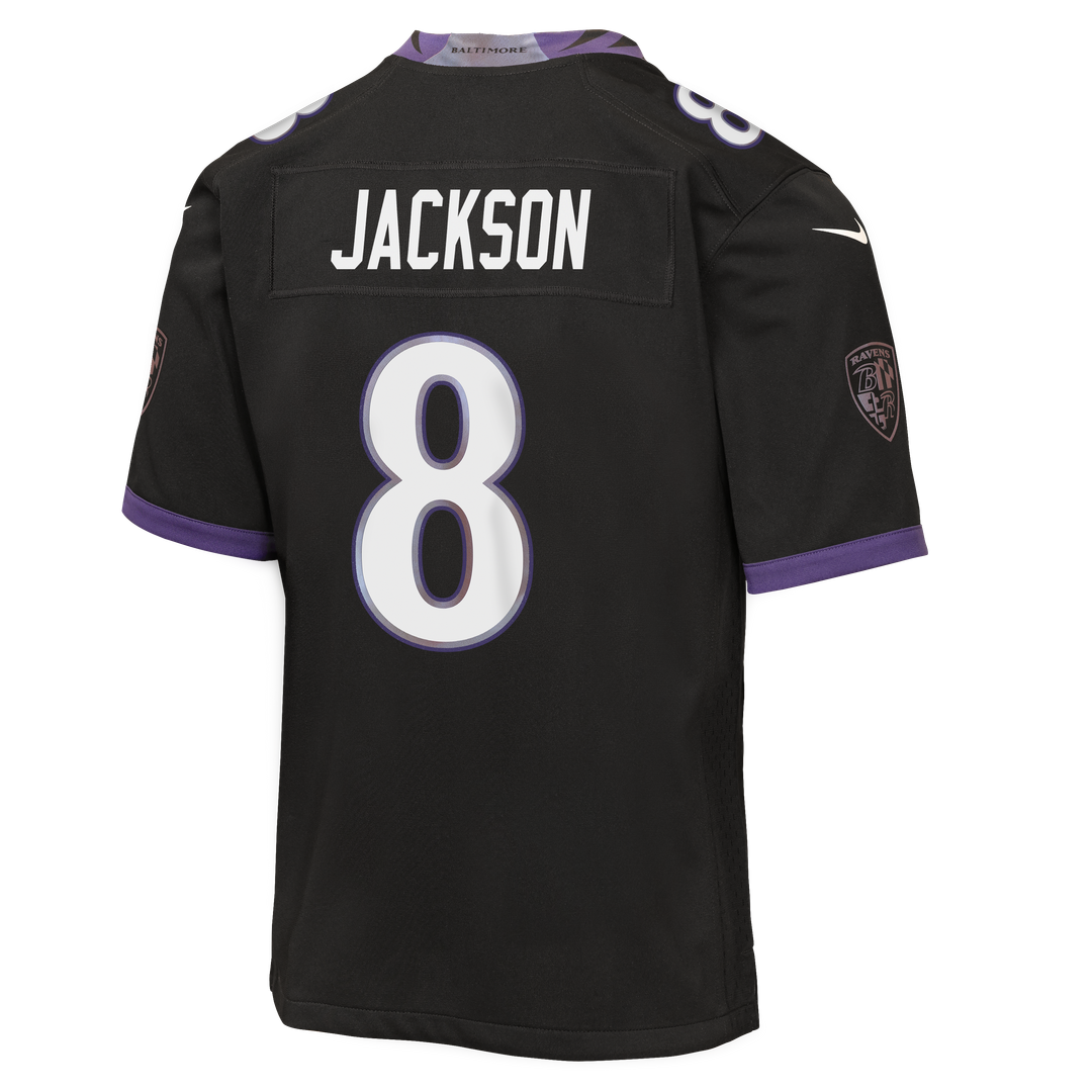 Lamar Jackson Baltimore Ravens Nike Youth Game Jersey - White Official NFL Team Apparel Football Fan Gear