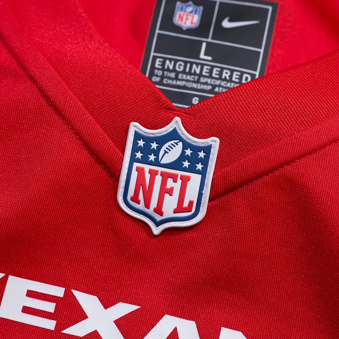 Derek Stingley Jr. Houston Texans Nike Alternate Game Jersey - Red Official NFL Team Apparel Football Fan Gear