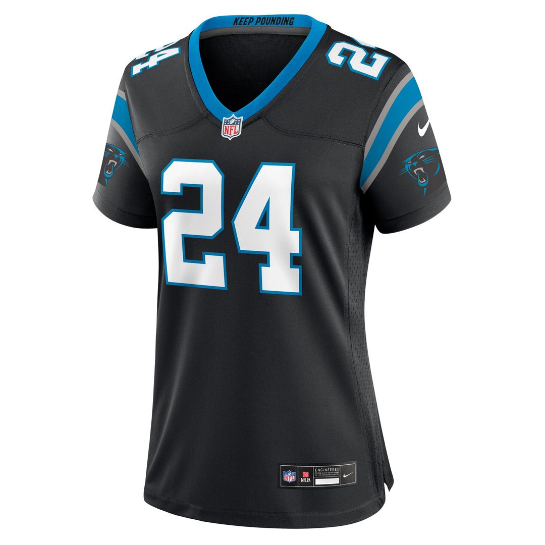 Jonathon Brooks Carolina Panthers Nike Women's Game Jersey - Black Official NFL Team Apparel Football Fan Gear