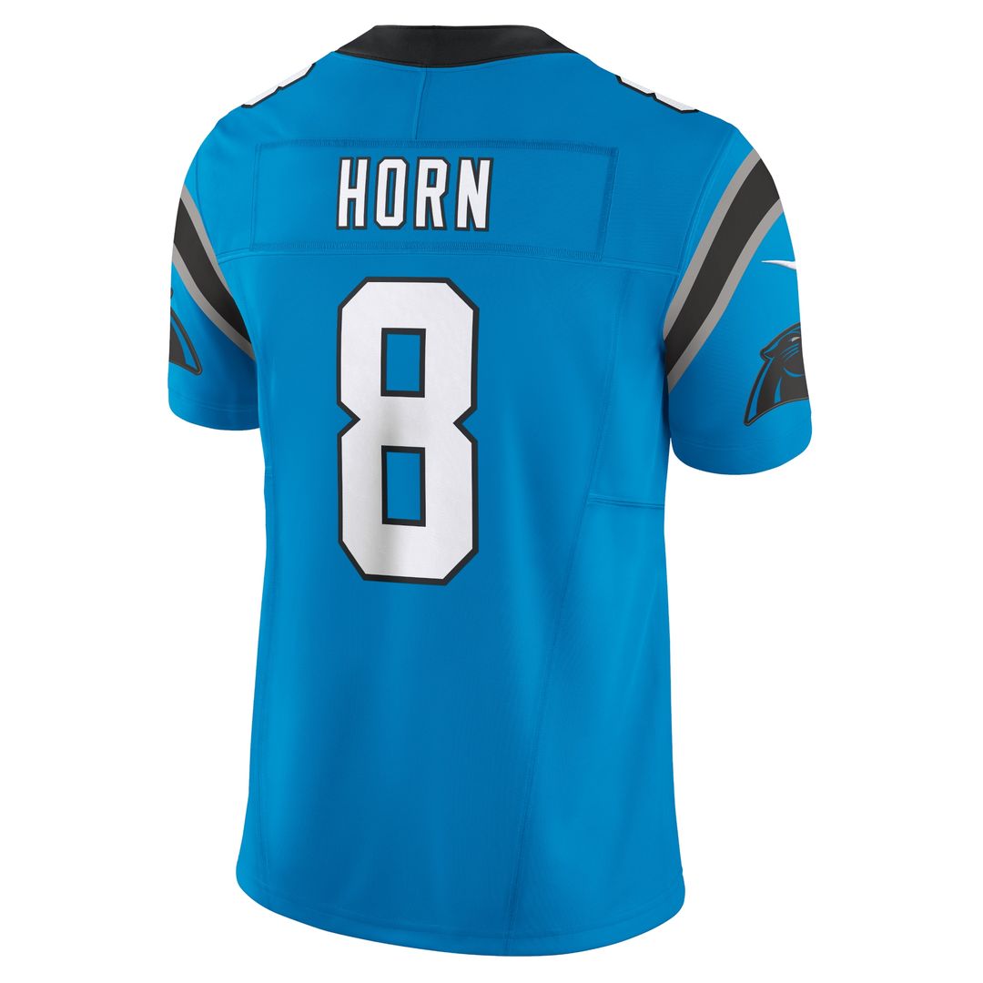 Jaycee Horn Carolina Panthers Nike Vapor F.U.S.E. Limited Jersey - Blue Official NFL Team Apparel Football Fan Gear