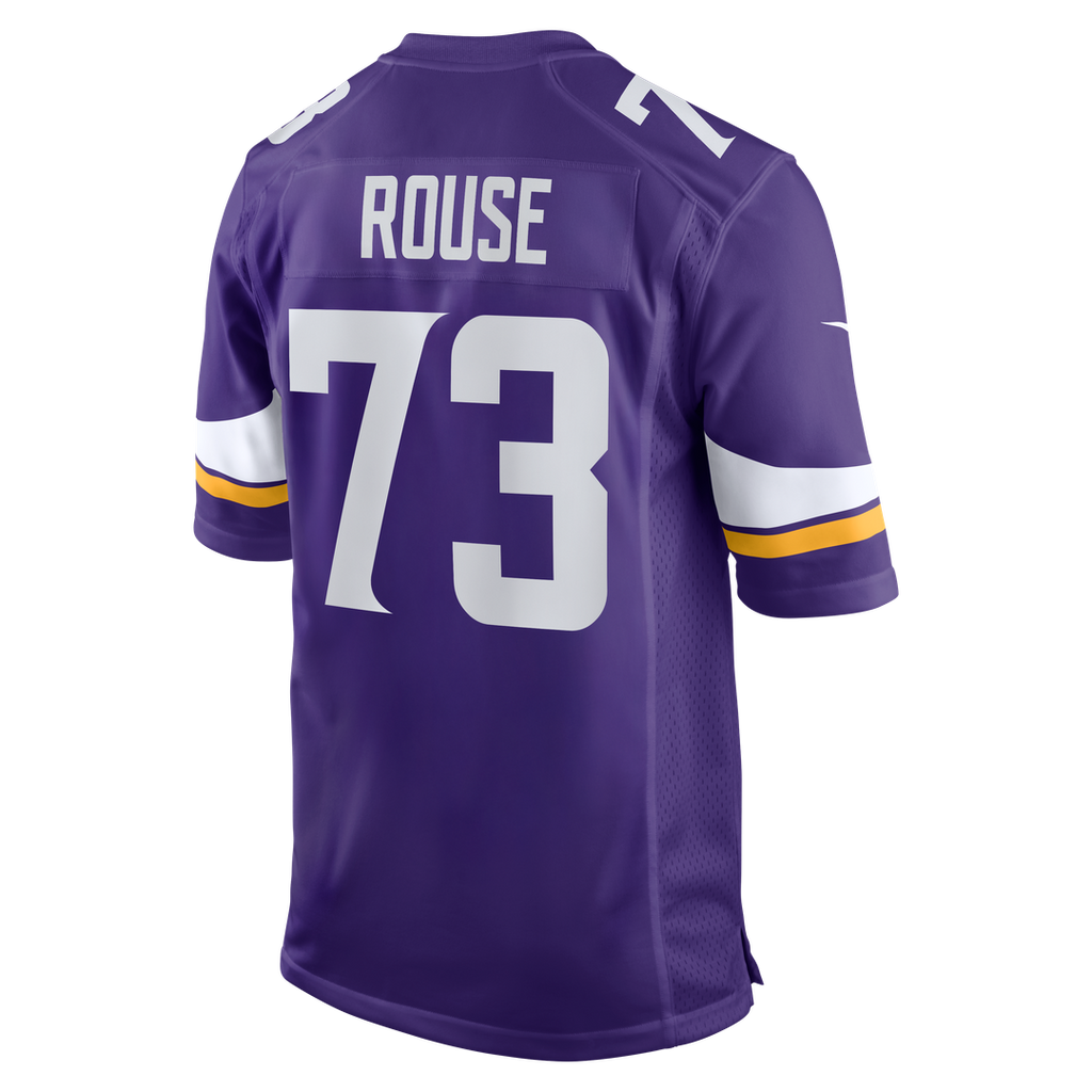 Walter Rouse Minnesota Vikings Nike Team Game Jersey - Purple Official NFL Team Apparel Football Fan Gear