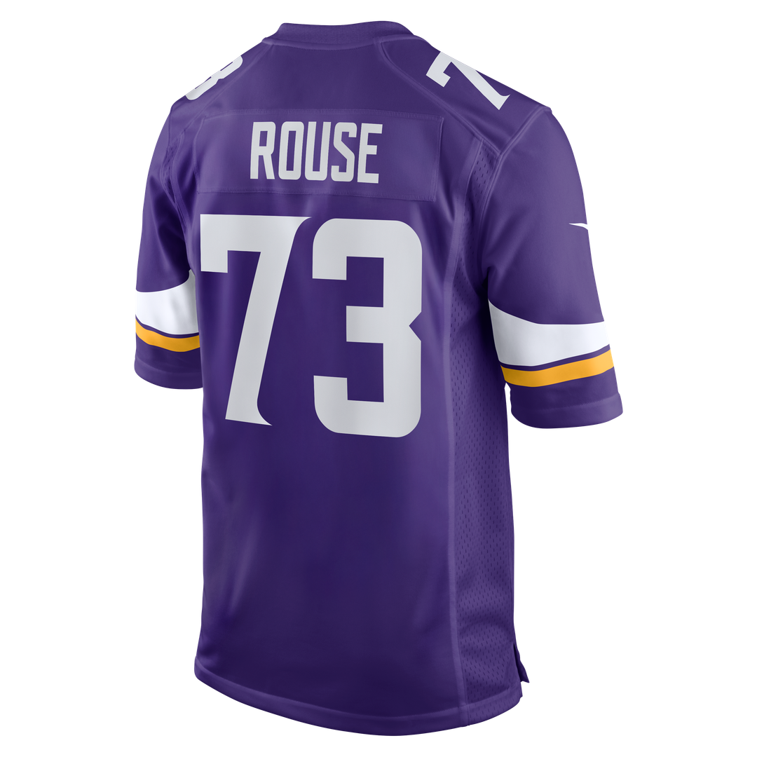 Walter Rouse Minnesota Vikings Nike Team Game Jersey - Purple Official NFL Team Apparel Football Fan Gear