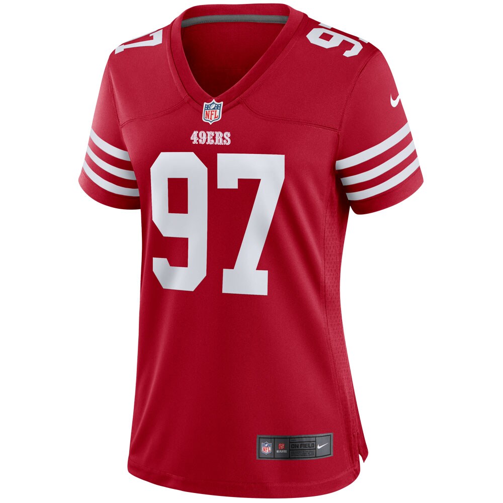 Nick Bosa San Francisco 49ers Nike Women's Player Jersey - Scarlet Official NFL Team Apparel Football Fan Gear
