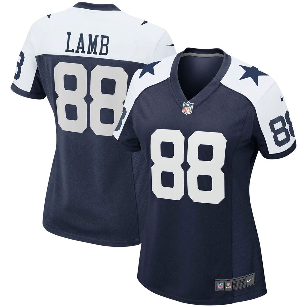 CeeDee Lamb Dallas Cowboys Nike Women's Alternate Game Team Jersey - Navy Official NFL Team Apparel Football Fan Gear