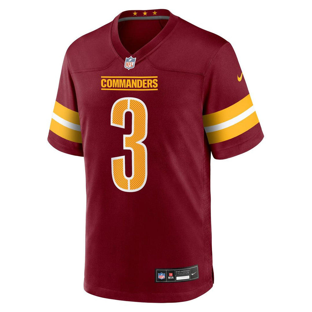 Will Harris Washington Commanders Nike Team Game Jersey - Burgundy Official NFL Team Apparel Football Fan Gear