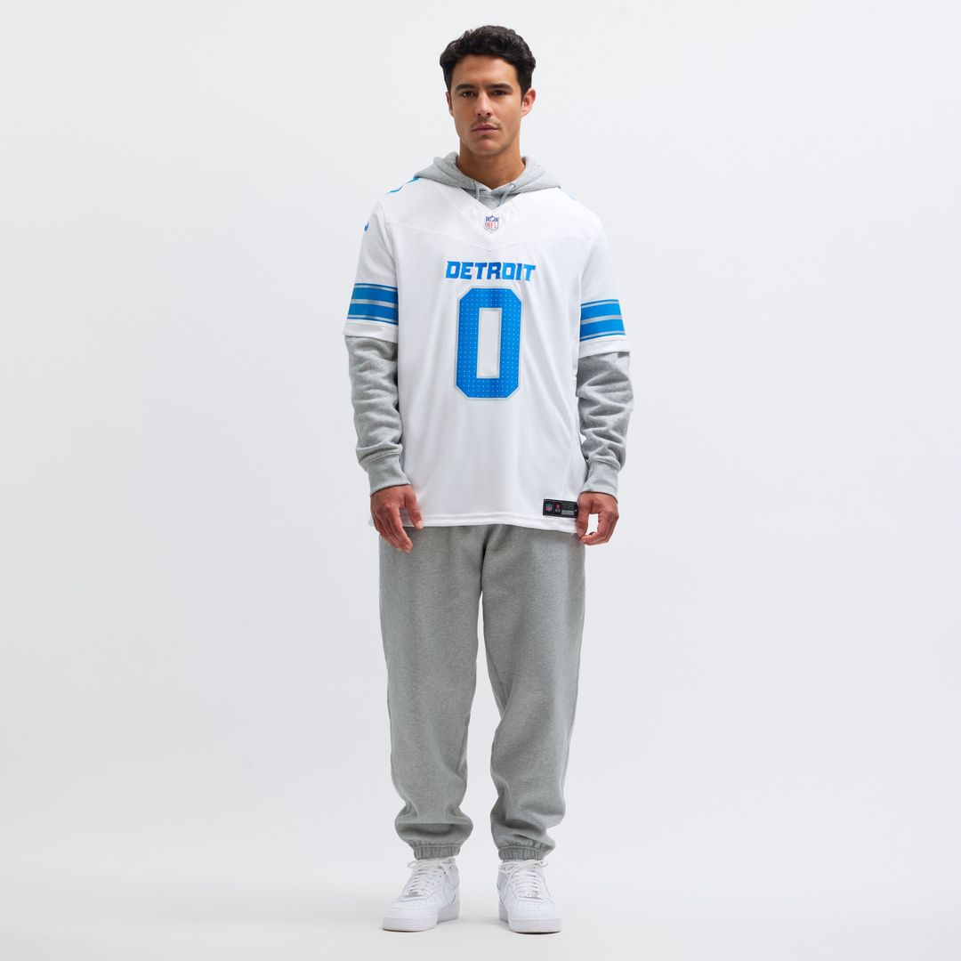 Jahmyr Gibbs Detroit Lions Nike 2nd Alternate Vapor F.U.S.E. Limited Jersey - Black Official NFL Team Apparel Football Fan Gear
