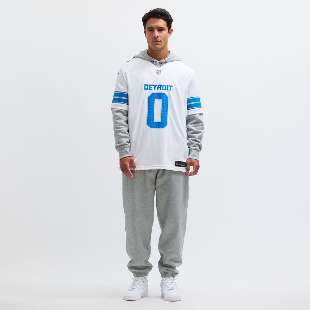 Jahmyr Gibbs Detroit Lions Nike Vapor F.U.S.E. Limited Jersey - Blue Official NFL Team Apparel Football Fan Gear