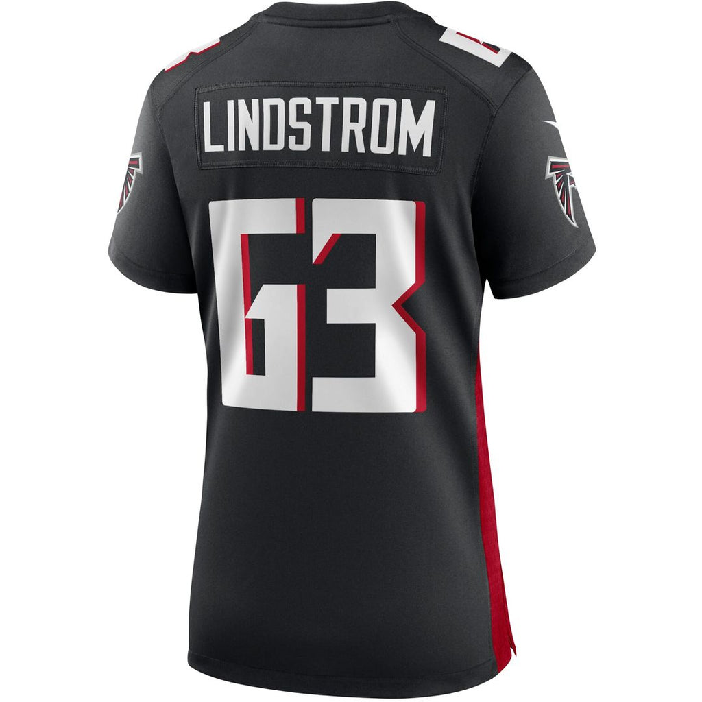Chris Lindstrom Atlanta Falcons Nike Women's Game Jersey - Black Official NFL Team Apparel Football Fan Gear