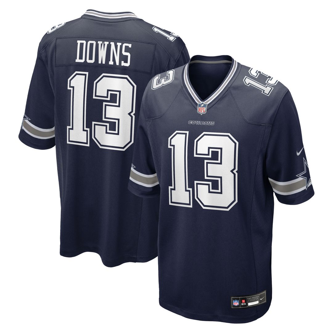 Caleb Downs Dallas Cowboys Nike Game Jersey - White Official NFL Team Apparel Football Fan Gear