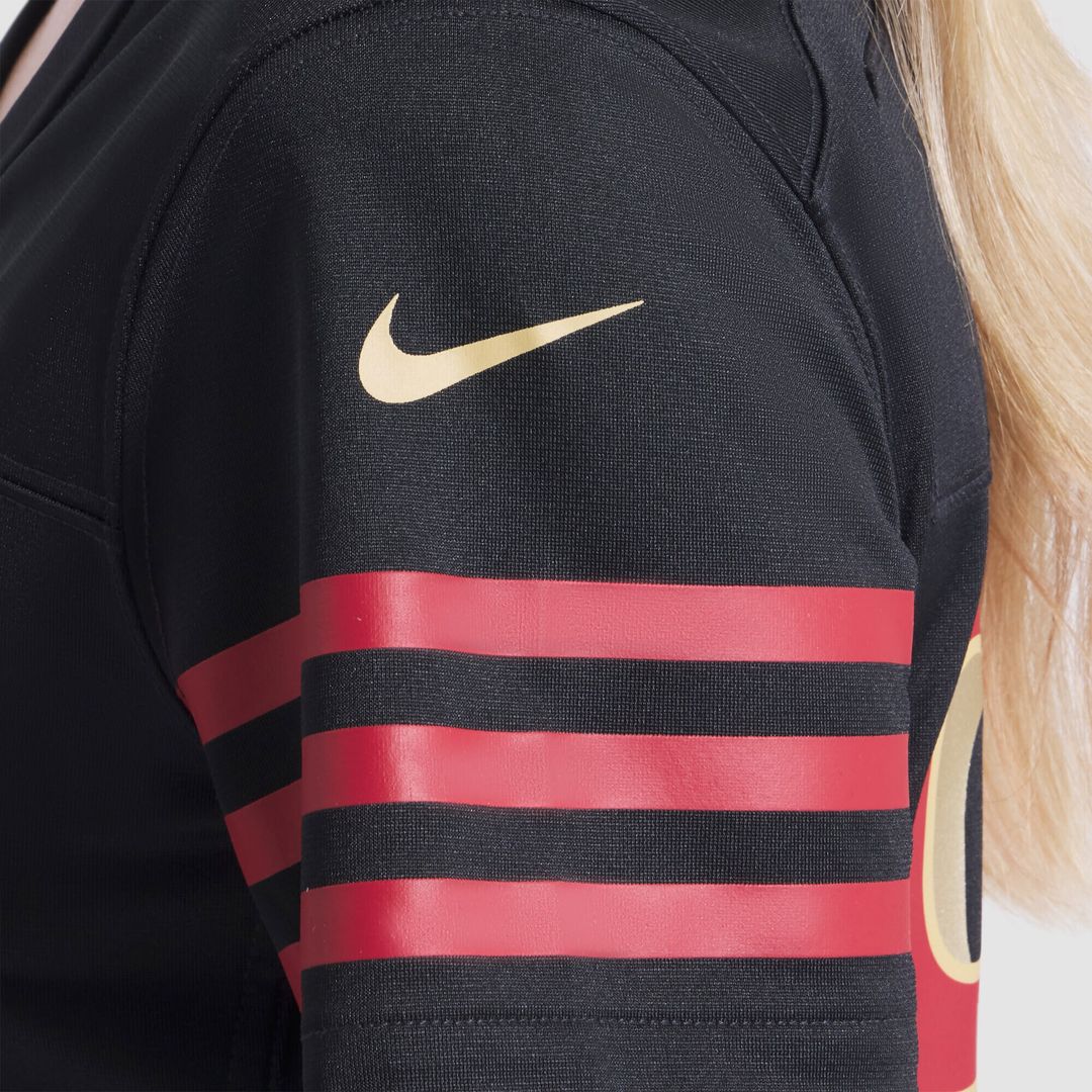 Nick Bosa San Francisco 49ers Nike Women's 2025 Rivalries Collection Game Jersey - Black Official NFL Team Apparel Football Fan Gear