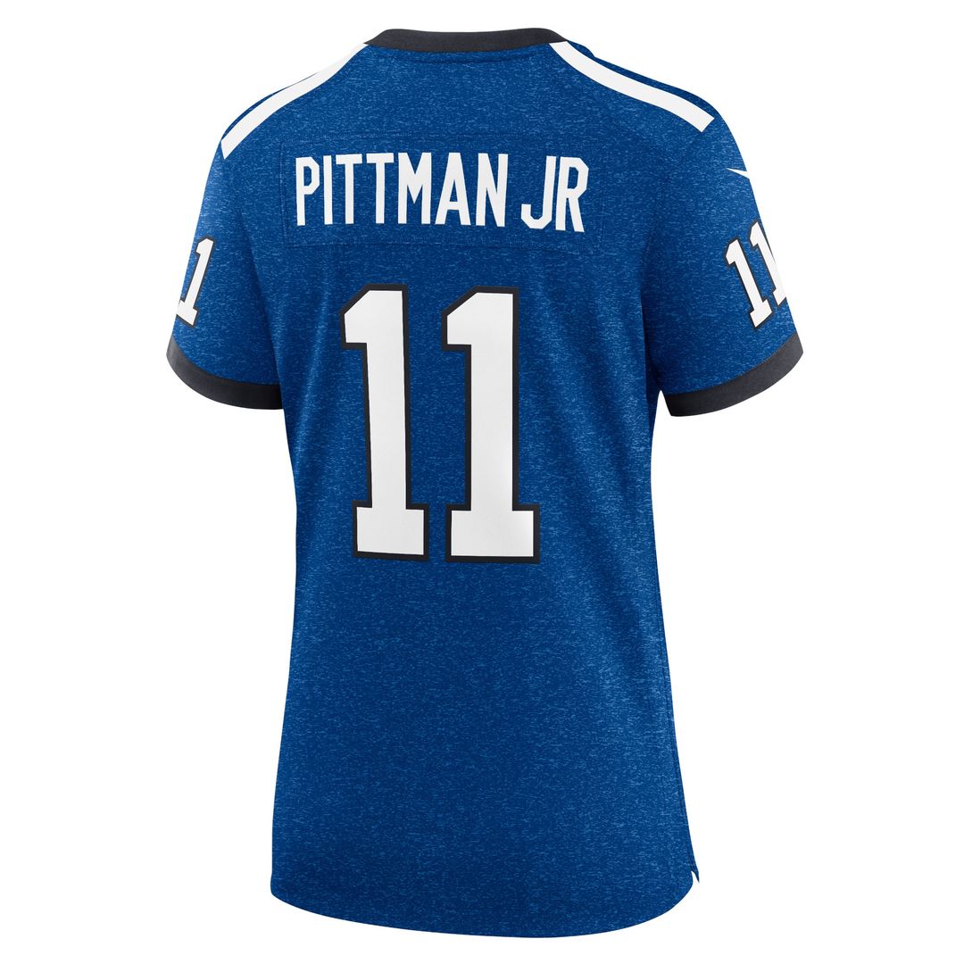 Michael Pittman Jr. Indianapolis Colts Nike Women's Indiana Nights Alternate Game Jersey - Royal Official NFL Team Apparel Football Fan Gear