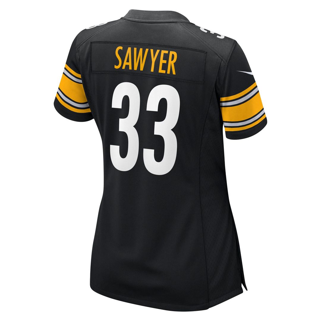 Jack Sawyer Pittsburgh Steelers Nike Women's Team Game Jersey - Black Official NFL Team Apparel Football Fan Gear
