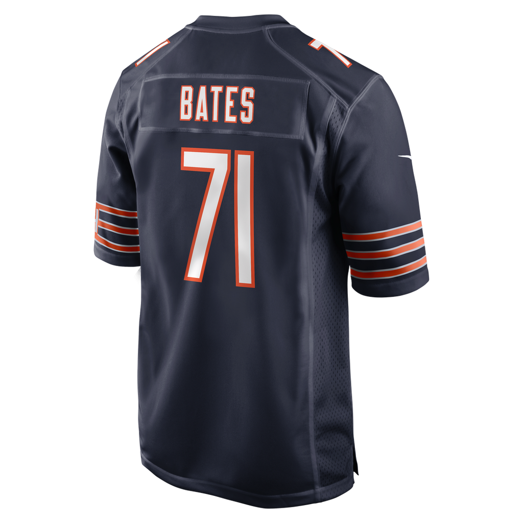 Ryan Bates Chicago Bears Nike Game Jersey - Navy Official NFL Team Apparel Football Fan Gear