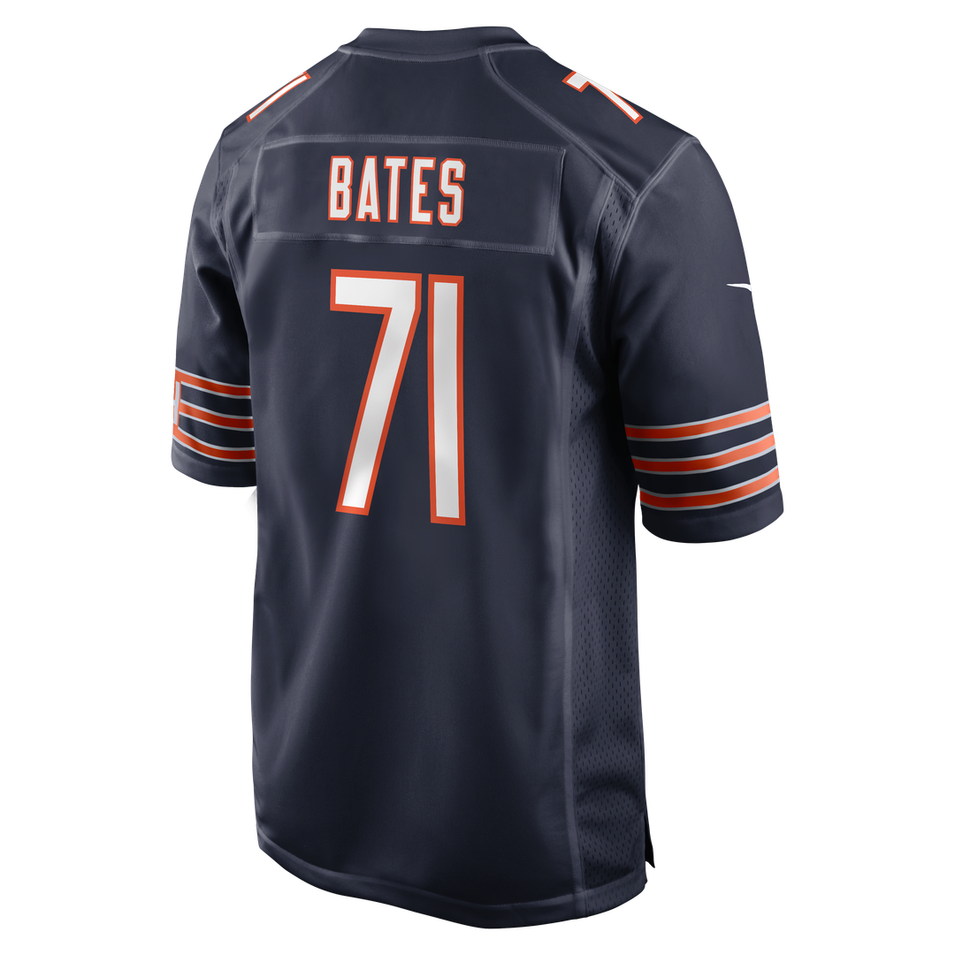 Ryan Bates Chicago Bears Nike Game Jersey - Navy Official NFL Team Apparel Football Fan Gear