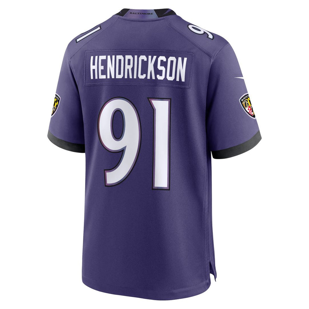 Trey Hendrickson Baltimore Ravens Nike Alternate Game Jersey - Black Official NFL Team Apparel Football Fan Gear