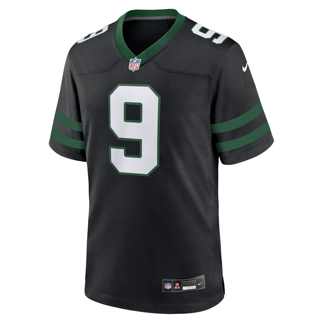 Will McDonald IV New York Jets Nike Alternate Game Jersey - Legacy Black Official NFL Team Apparel Football Fan Gear