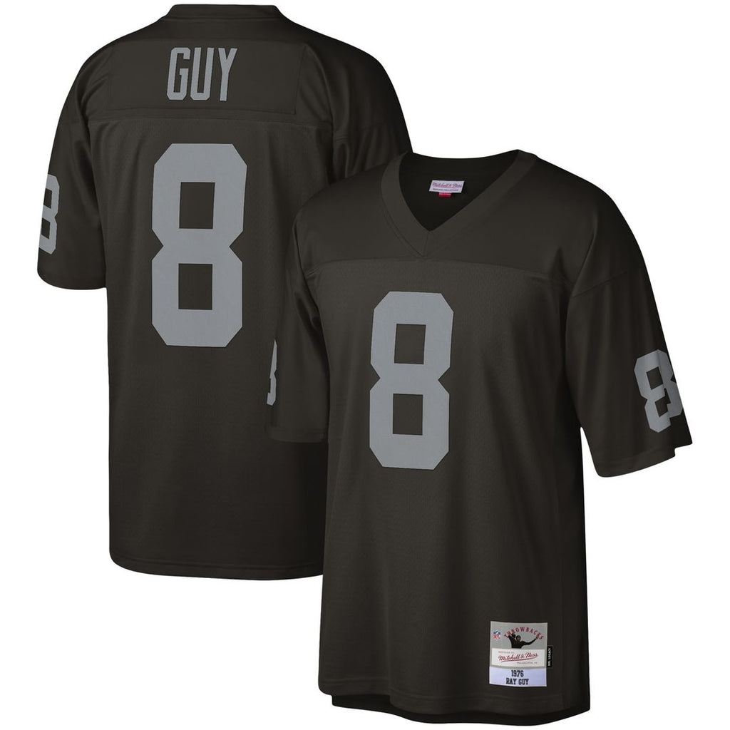 Ray Guy Las Vegas Raiders Mitchell & Ness Legacy Replica Jersey - Black Official NFL Team Apparel Football Fan Gear