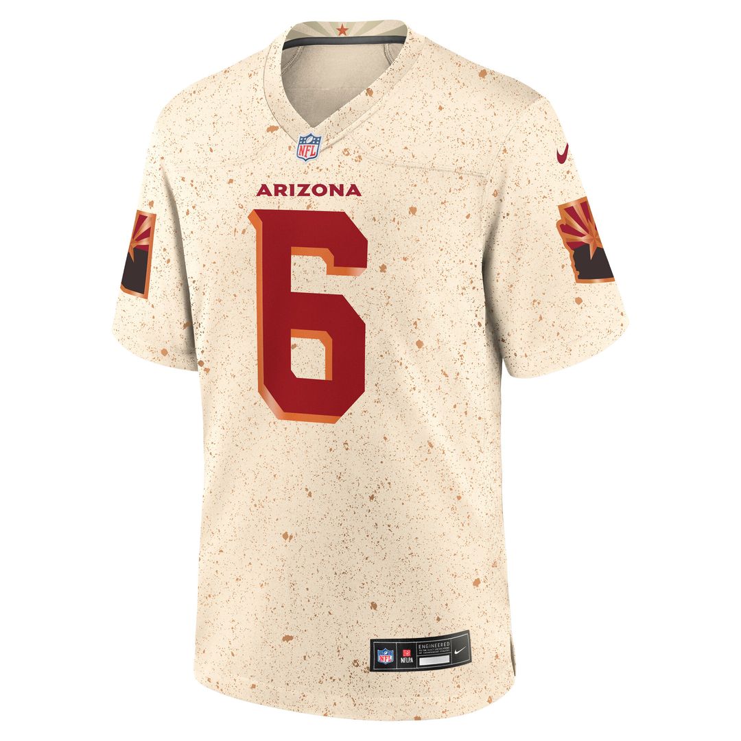 James Conner Arizona Cardinals Nike 2025 Rivalries Collection Game Jersey - Natural Official NFL Team Apparel Football Fan Gear