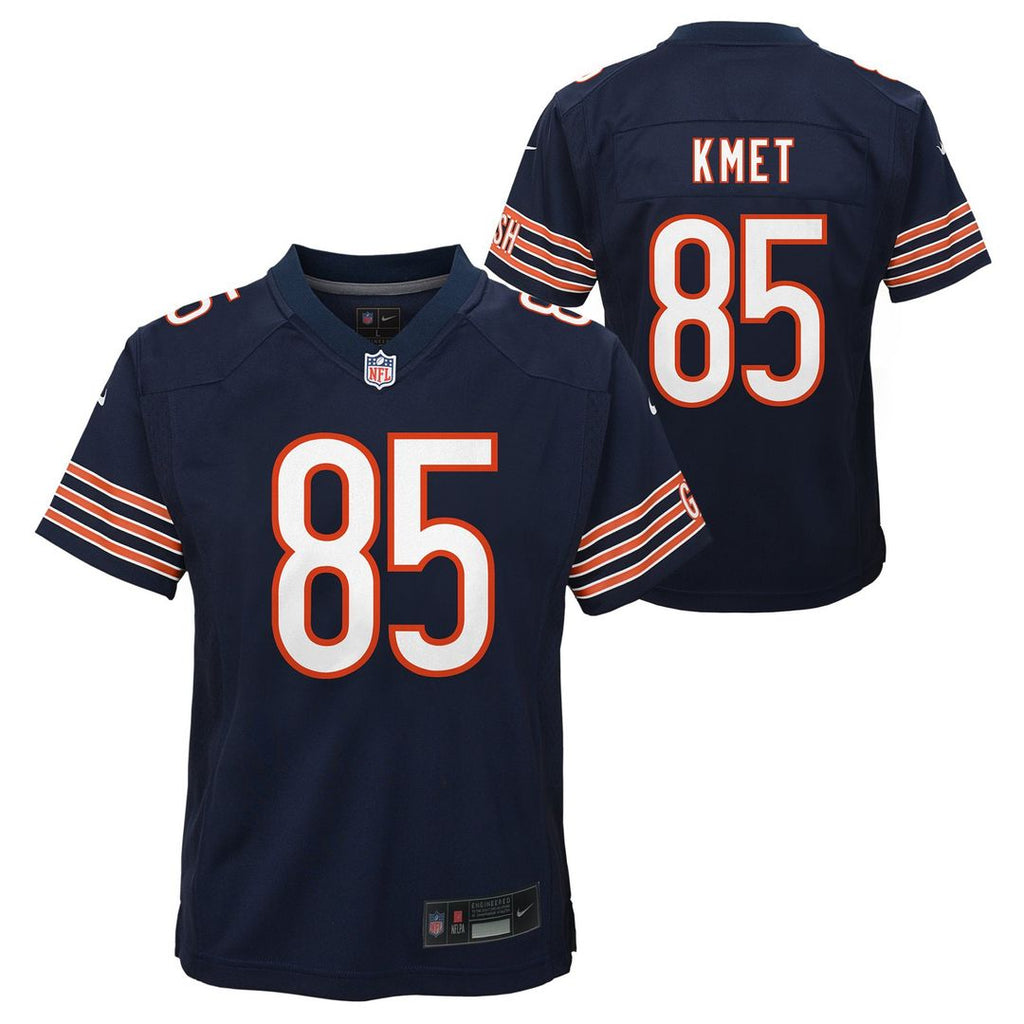 Cole Kmet Chicago Bears Nike Youth Team Game Jersey - Navy Official NFL Team Apparel Football Fan Gear