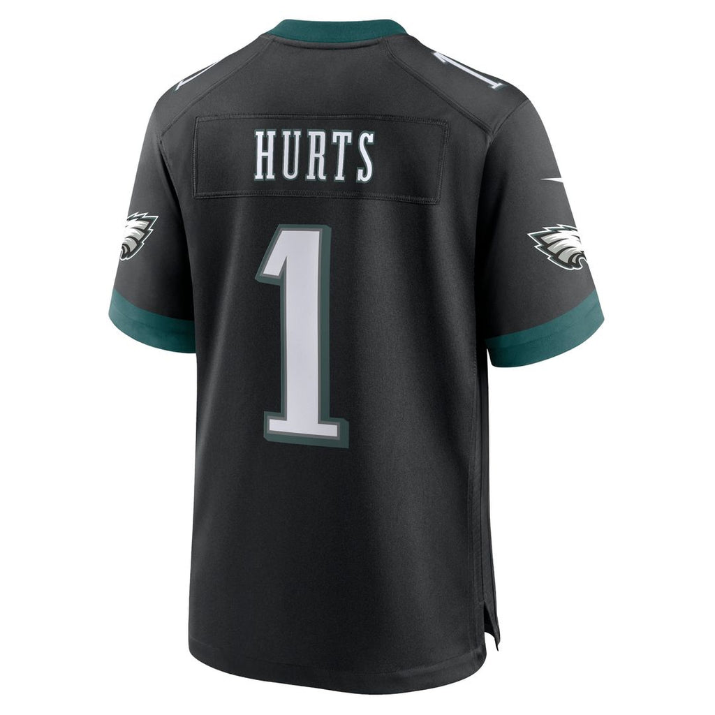 Jalen Hurts Philadelphia Eagles Nike Alternate Game Jersey - Black Official NFL Team Apparel Football Fan Gear