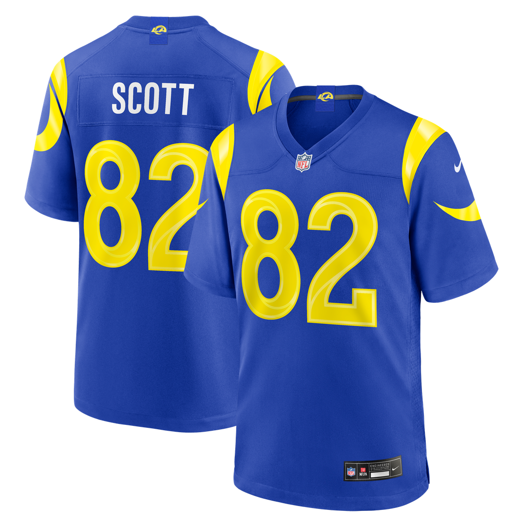 Tyler Scott Los Angeles Rams Nike Team Game Jersey - Royal Official NFL Team Apparel Football Fan Gear