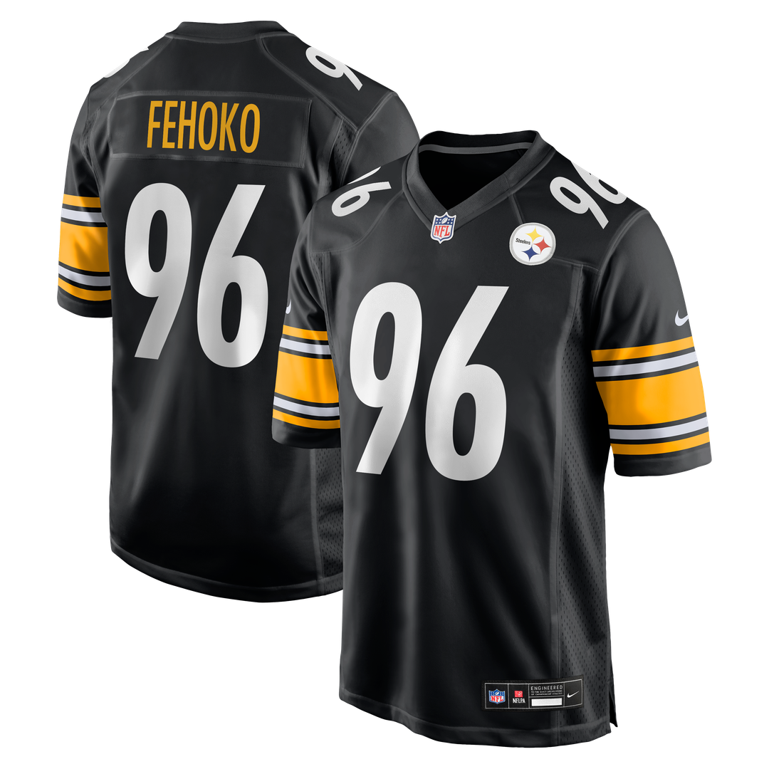 Breiden Fehoko Pittsburgh Steelers Nike Game Jersey - Black Official NFL Team Apparel Football Fan Gear