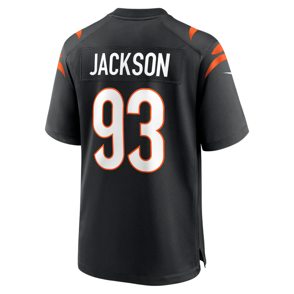 McKinnley Jackson Cincinnati Bengals Nike Game Jersey - Black Official NFL Team Apparel Football Fan Gear