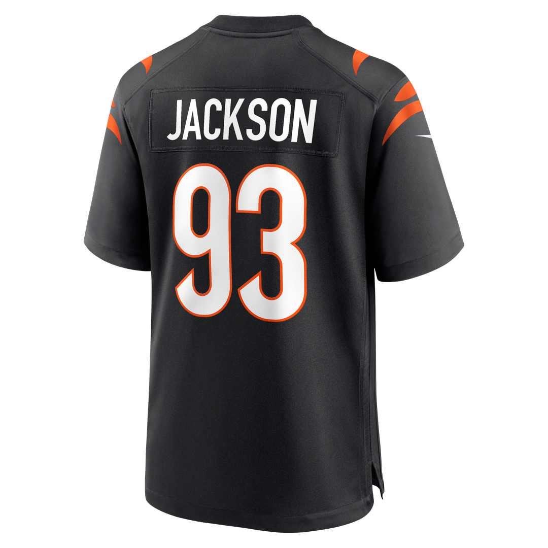 McKinnley Jackson Cincinnati Bengals Nike Game Jersey - Black Official NFL Team Apparel Football Fan Gear