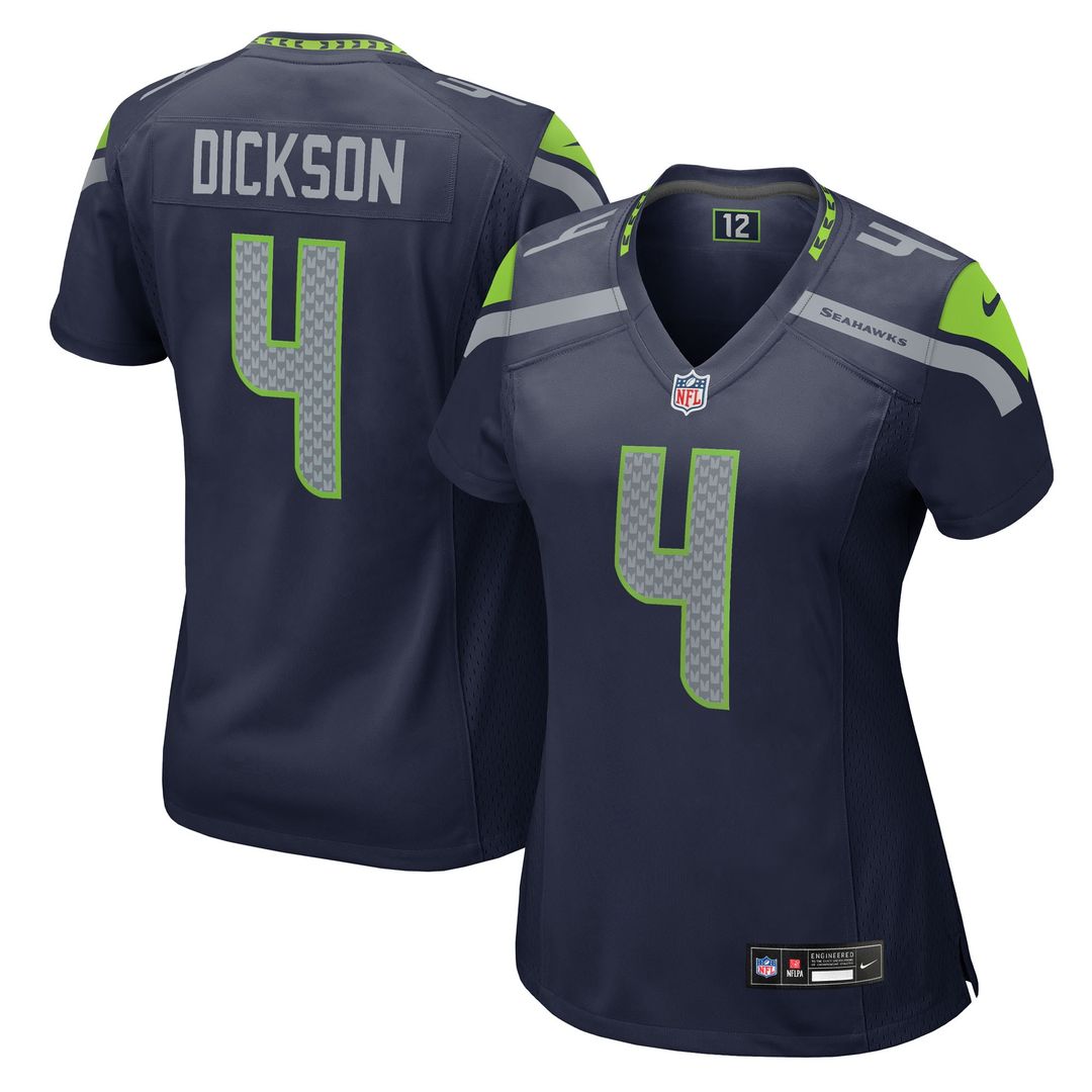 Michael Dickson Seattle Seahawks Nike Women's Team Game Jersey - College Navy Official NFL Team Apparel Football Fan Gear