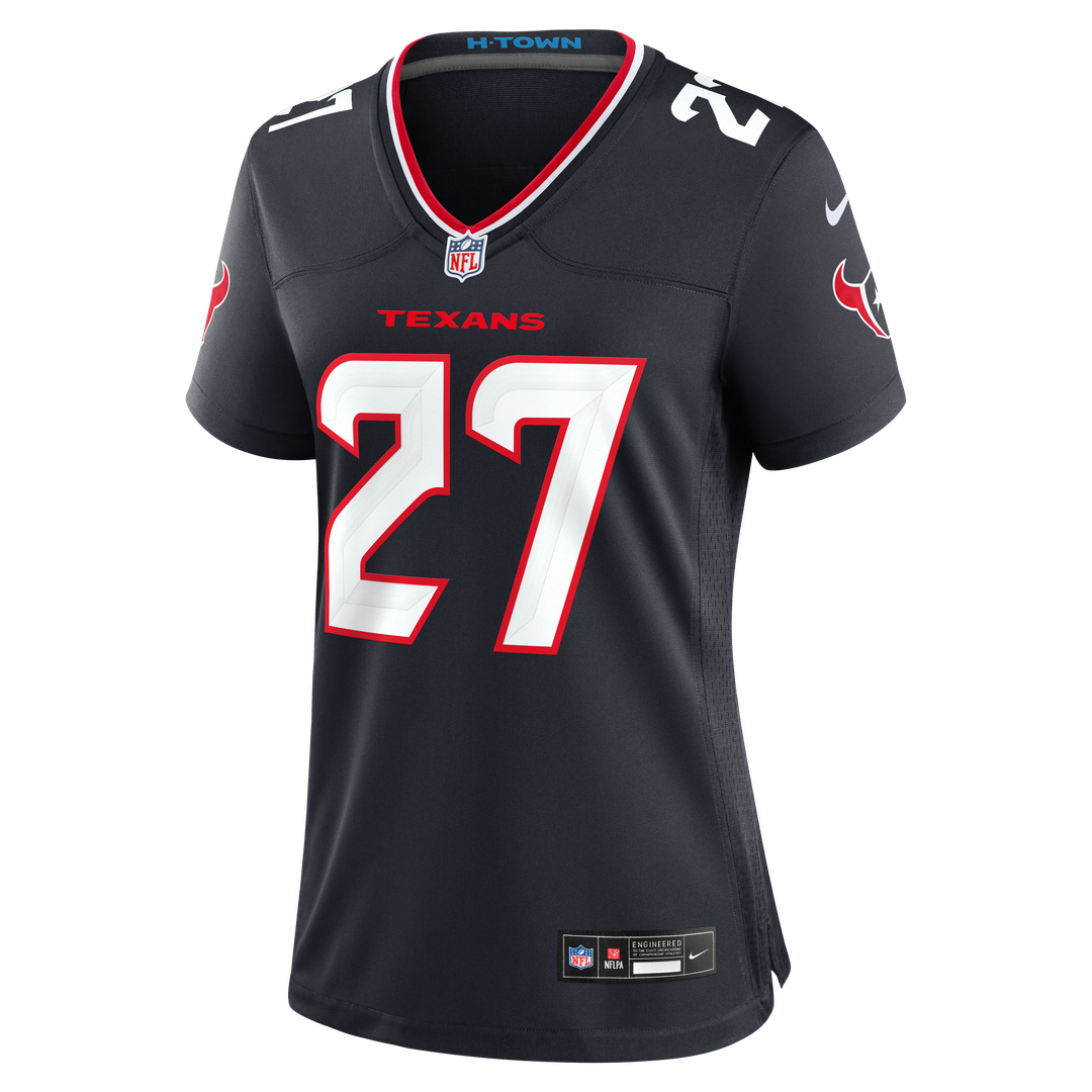 Kamari Ramsey Houston Texans Nike Women's Team Game Jersey - Navy Official NFL Team Apparel Football Fan Gear