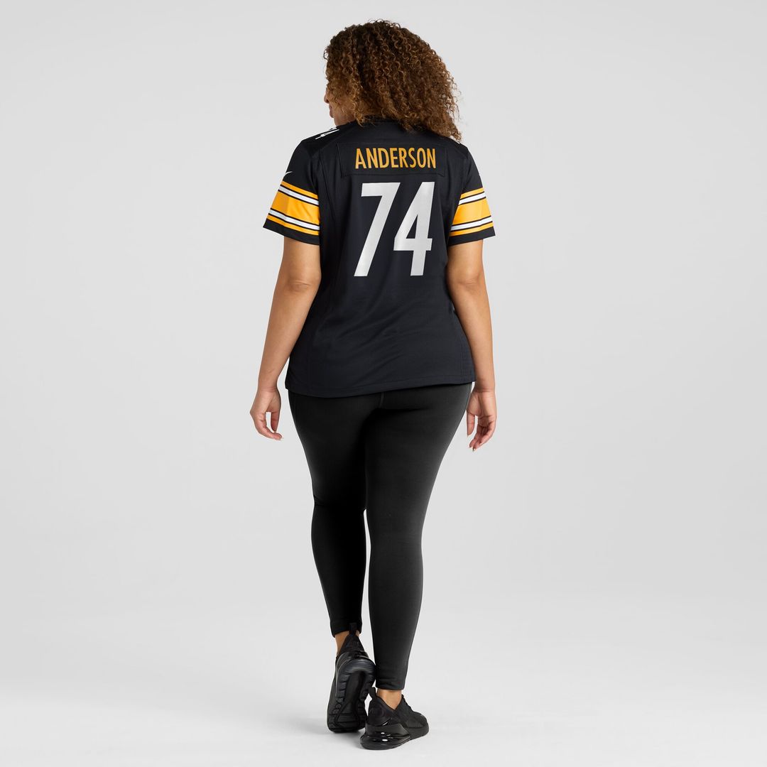 Spencer Anderson Pittsburgh Steelers Nike Women's Game Jersey - Black Official NFL Team Apparel Football Fan Gear