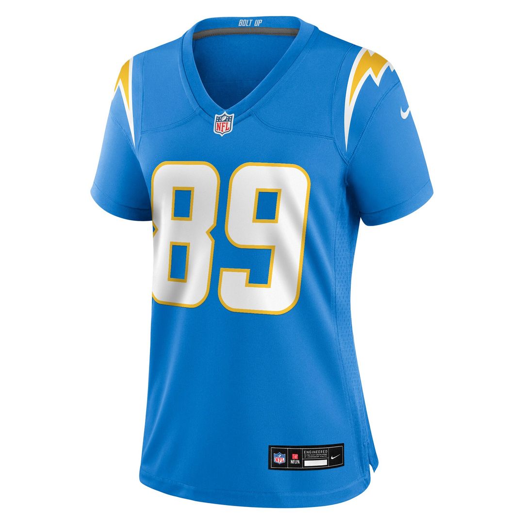 Will Dissly Los Angeles Chargers Nike Women's Team Game Jersey - Powder Blue Official NFL Team Apparel Football Fan Gear