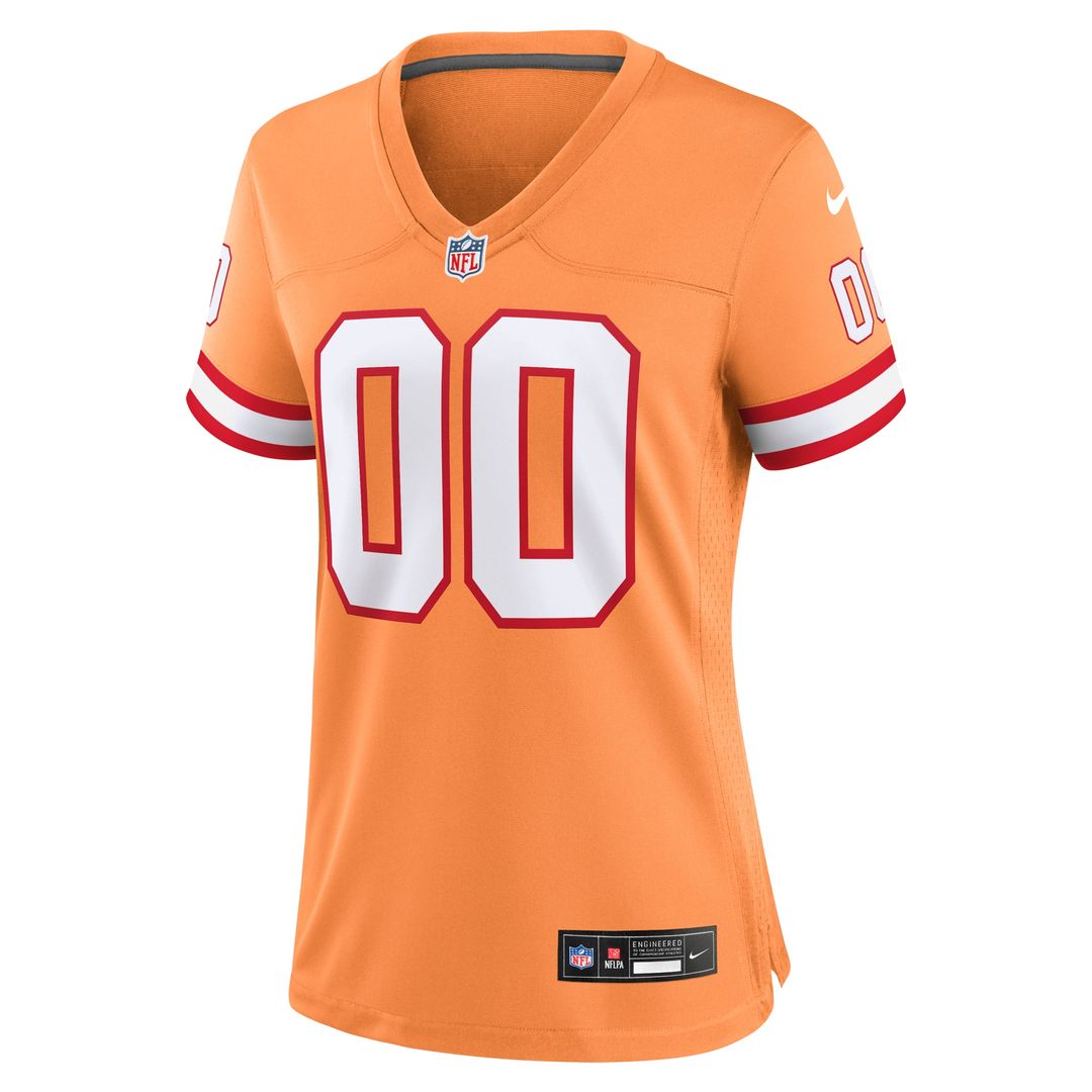 Tampa Bay Buccaneers Nike Women's Alternate Custom Game Jersey - Pewter Official NFL Team Apparel Football Fan Gear