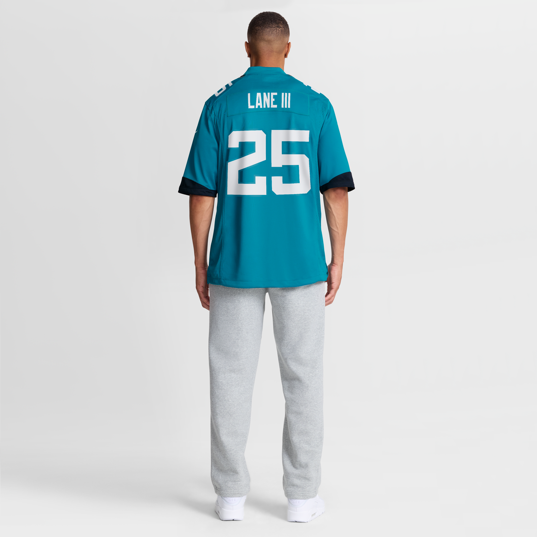 Rayuan Lane III Jacksonville Jaguars Nike Team Game Jersey - Teal Official NFL Team Apparel Football Fan Gear
