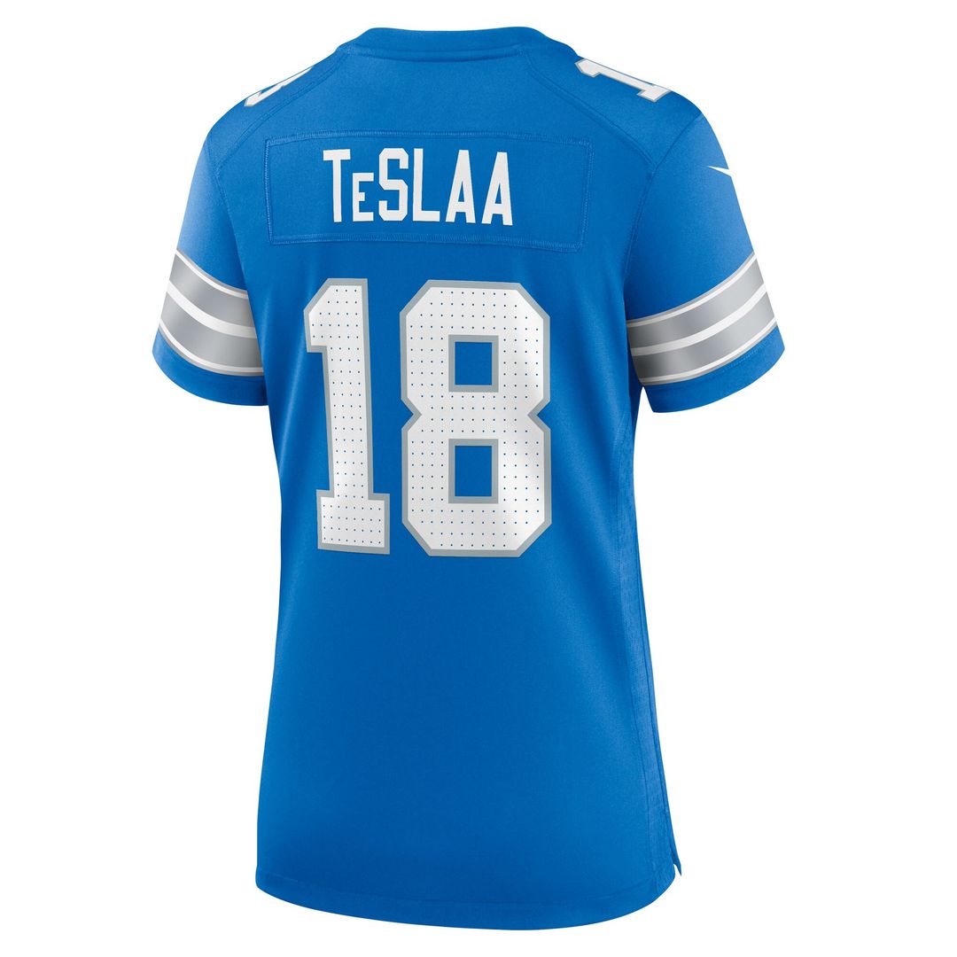 Isaac TeSlaa Detroit Lions Nike Women's Game Player Jersey - Blue Official NFL Team Apparel Football Fan Gear