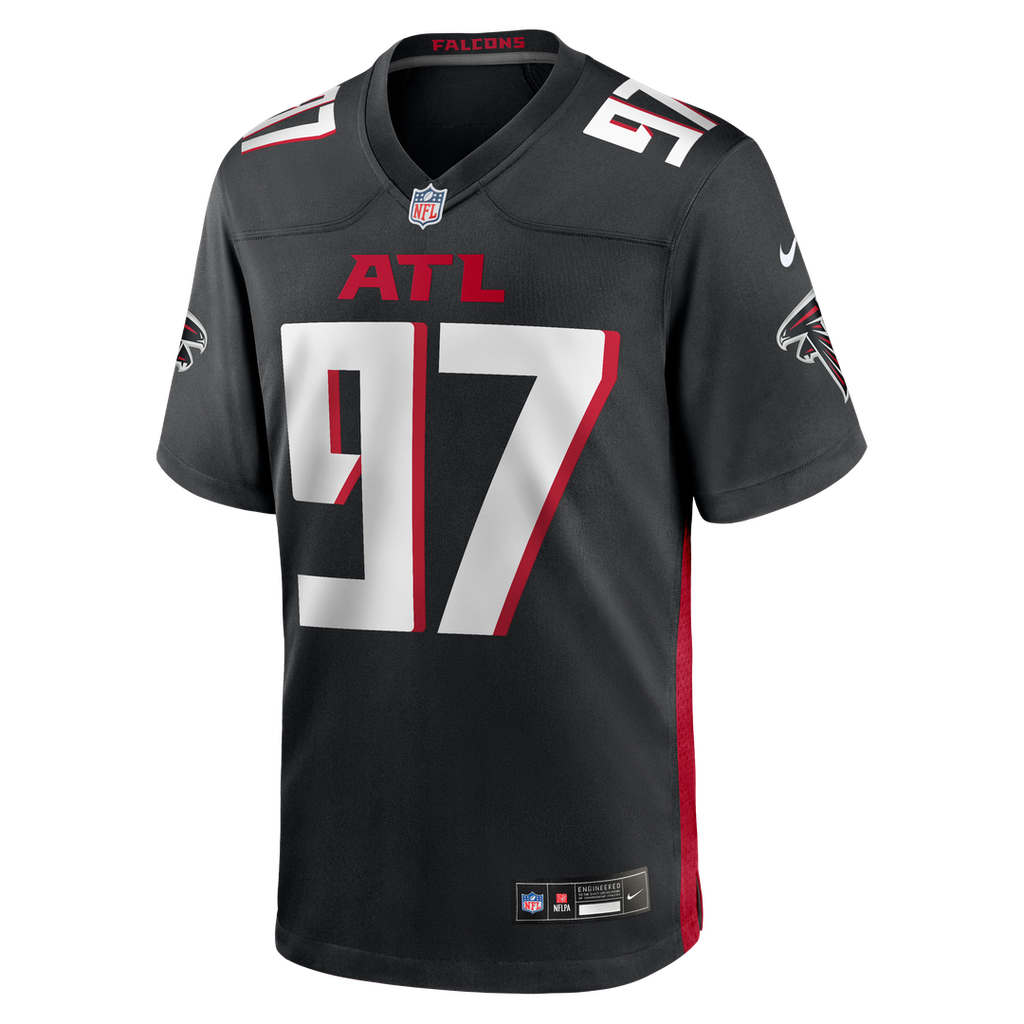 Grady Jarrett Atlanta Falcons Nike Game Player Jersey - Black Official NFL Team Apparel Football Fan Gear