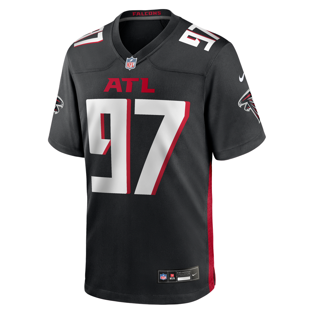 Grady Jarrett Atlanta Falcons Nike Game Player Jersey - Black Official NFL Team Apparel Football Fan Gear