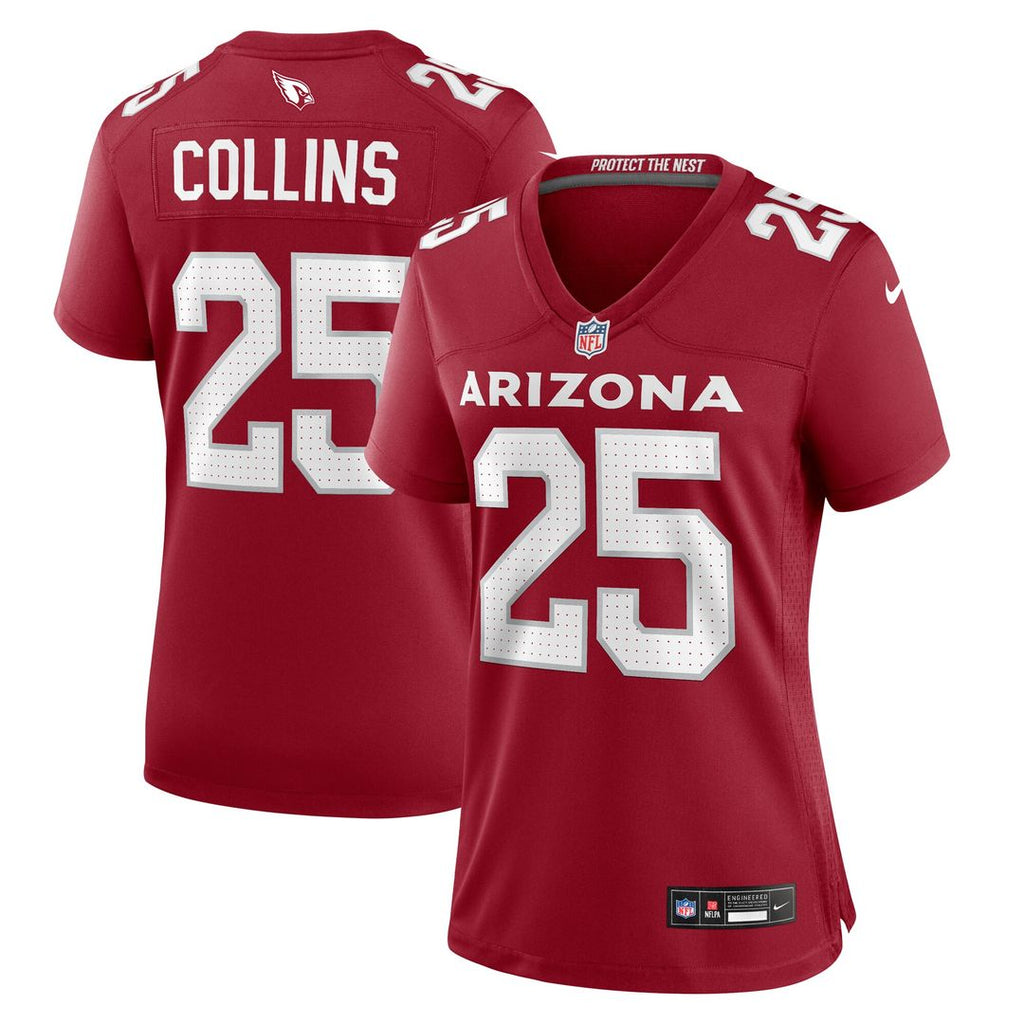 Zaven Collins Arizona Cardinals Nike Women's Player Jersey - Cardinal Official NFL Team Apparel Football Fan Gear