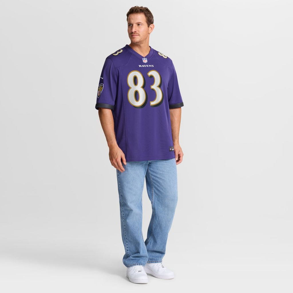 LaJohntay Wester Baltimore Ravens Nike Team Game Jersey - Purple Official NFL Team Apparel Football Fan Gear
