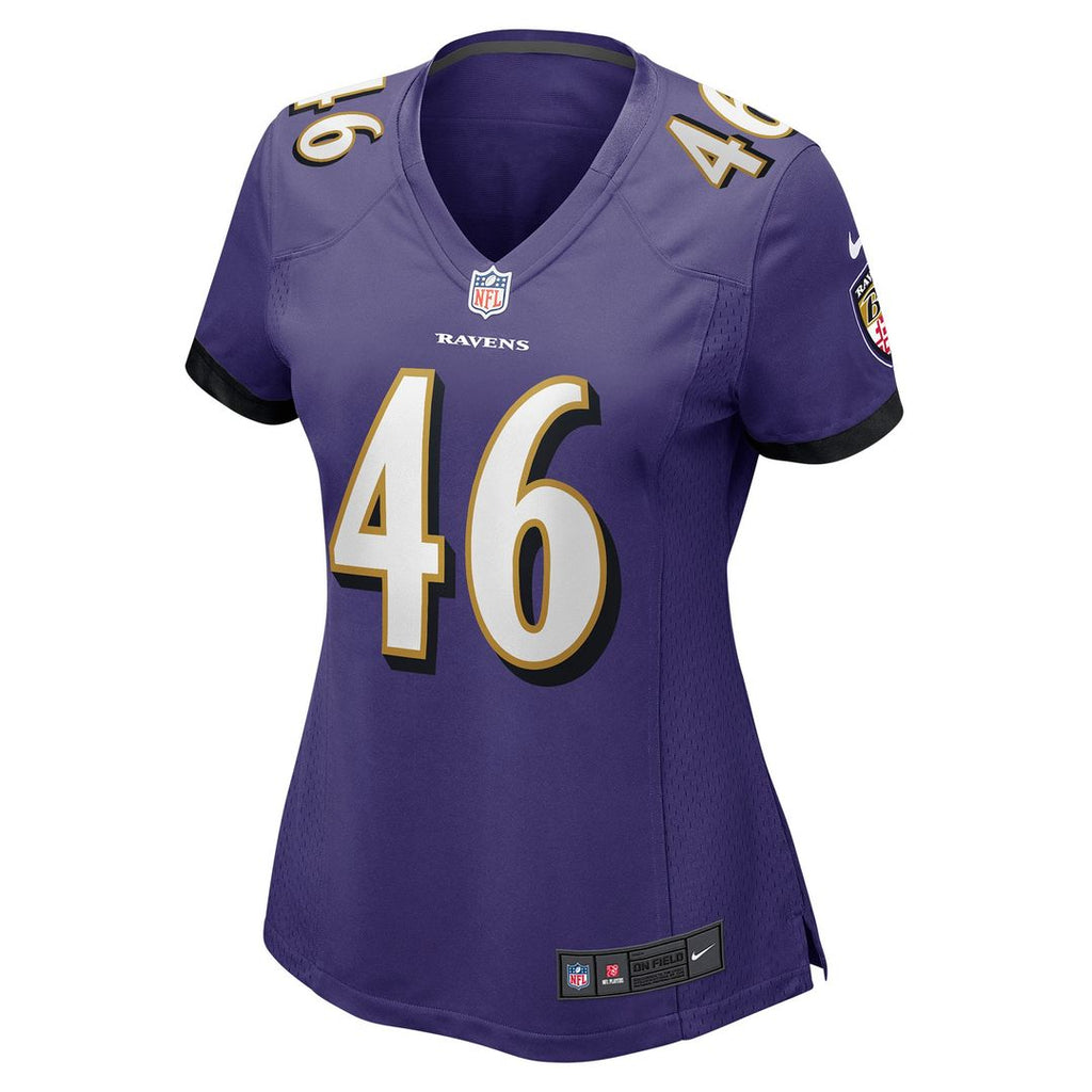 Nick Moore Baltimore Ravens Nike Women's Game Player Jersey - Purple Official NFL Team Apparel Football Fan Gear