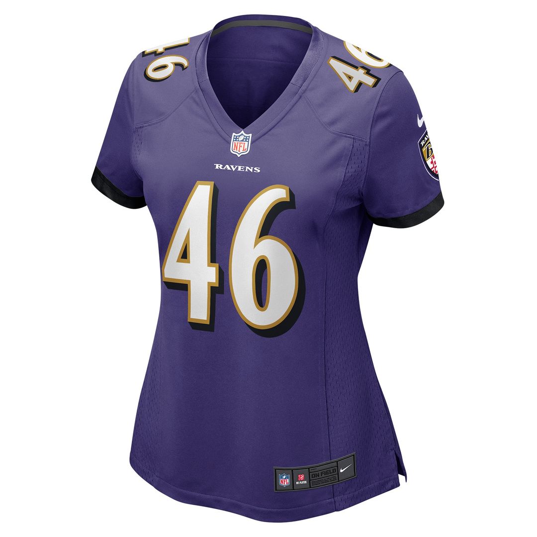 Nick Moore Baltimore Ravens Nike Women's Game Player Jersey - Purple Official NFL Team Apparel Football Fan Gear