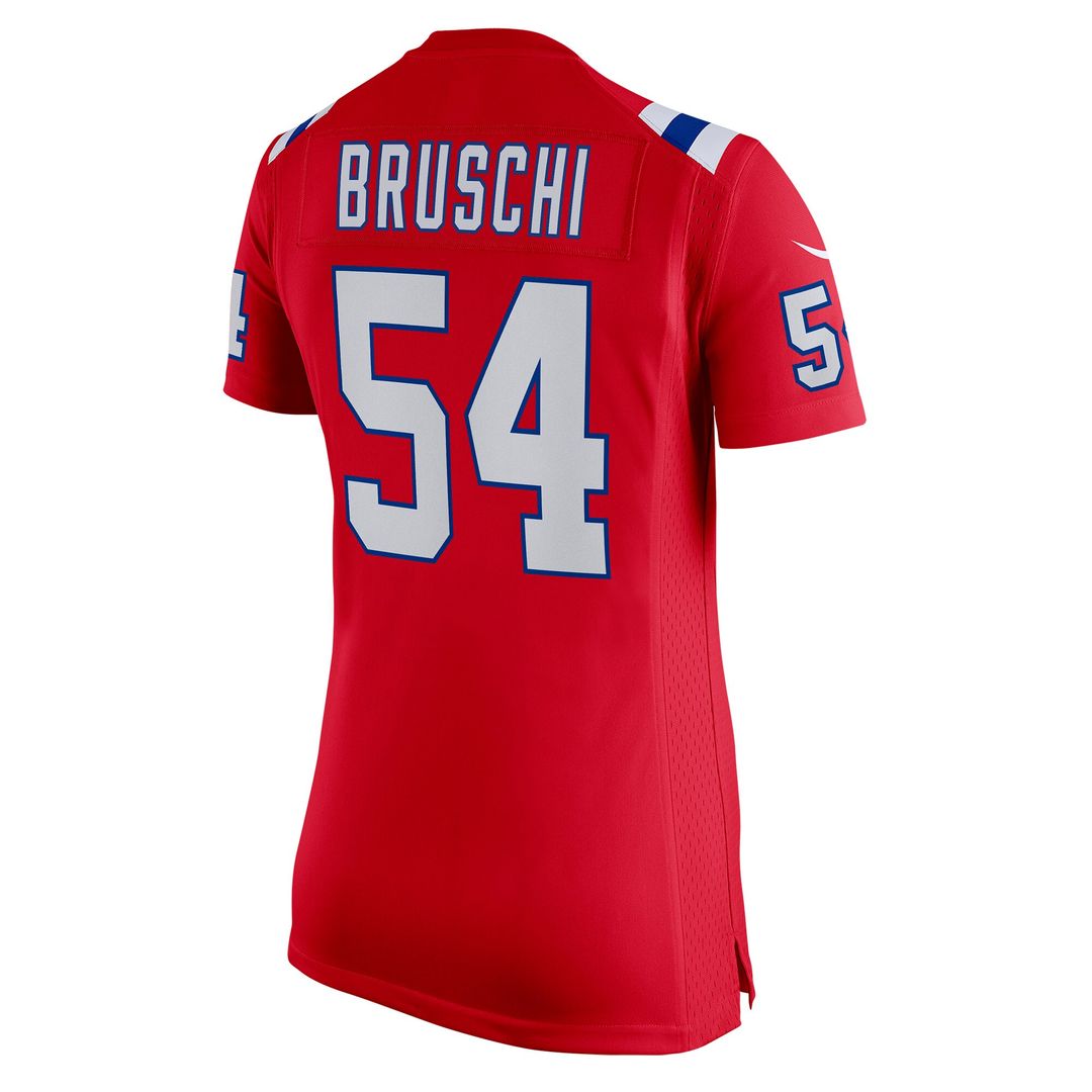 Tedy Bruschi New England Patriots Nike Women's Retired Game Jersey - Red Official NFL Team Apparel Football Fan Gear