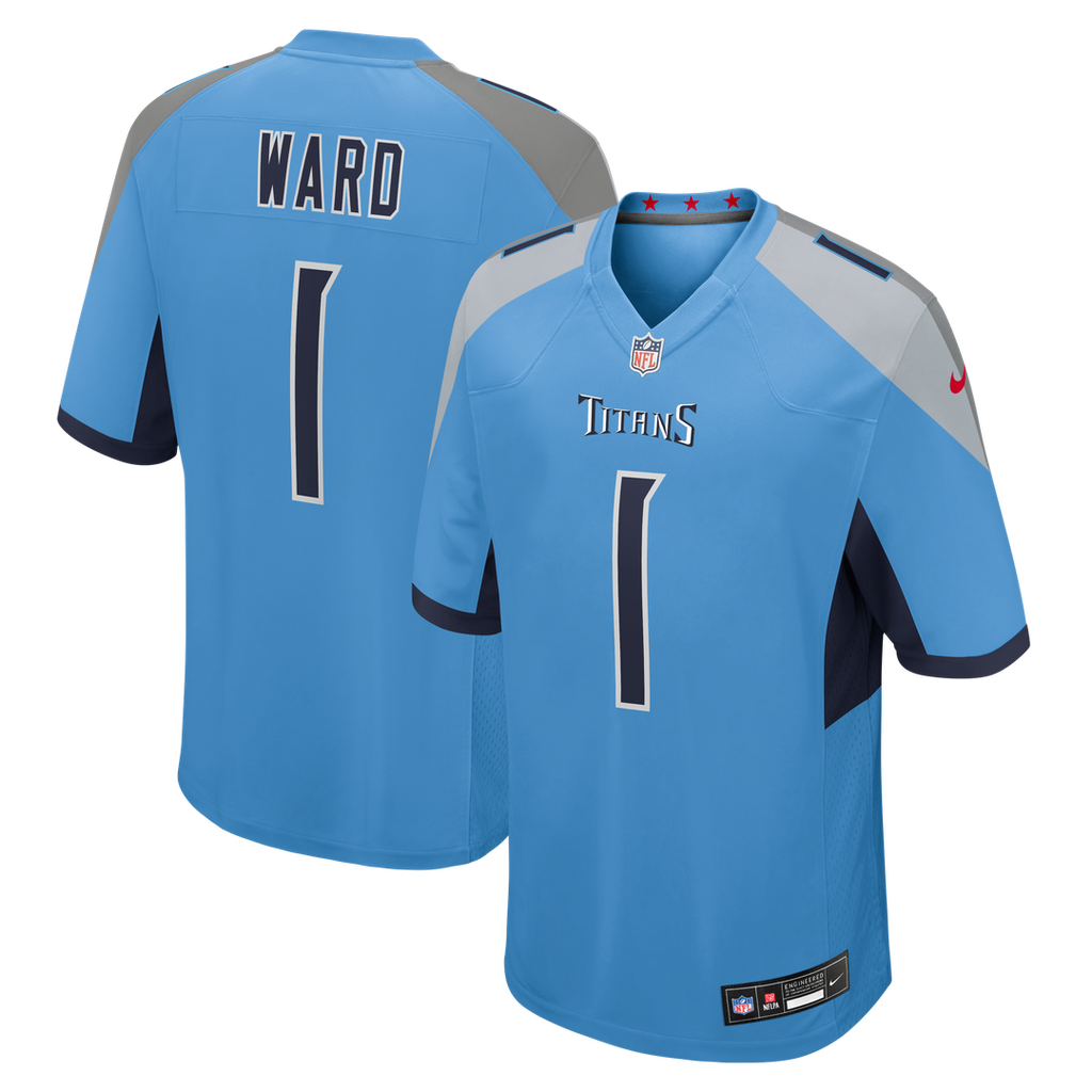 Cameron Ward Tennessee Titans Nike Team Game Jersey - Light Blue Official NFL Team Apparel Football Fan Gear